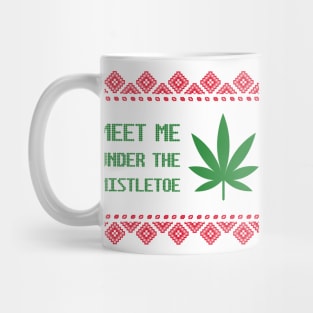 Meet me under the mistletoe Mug